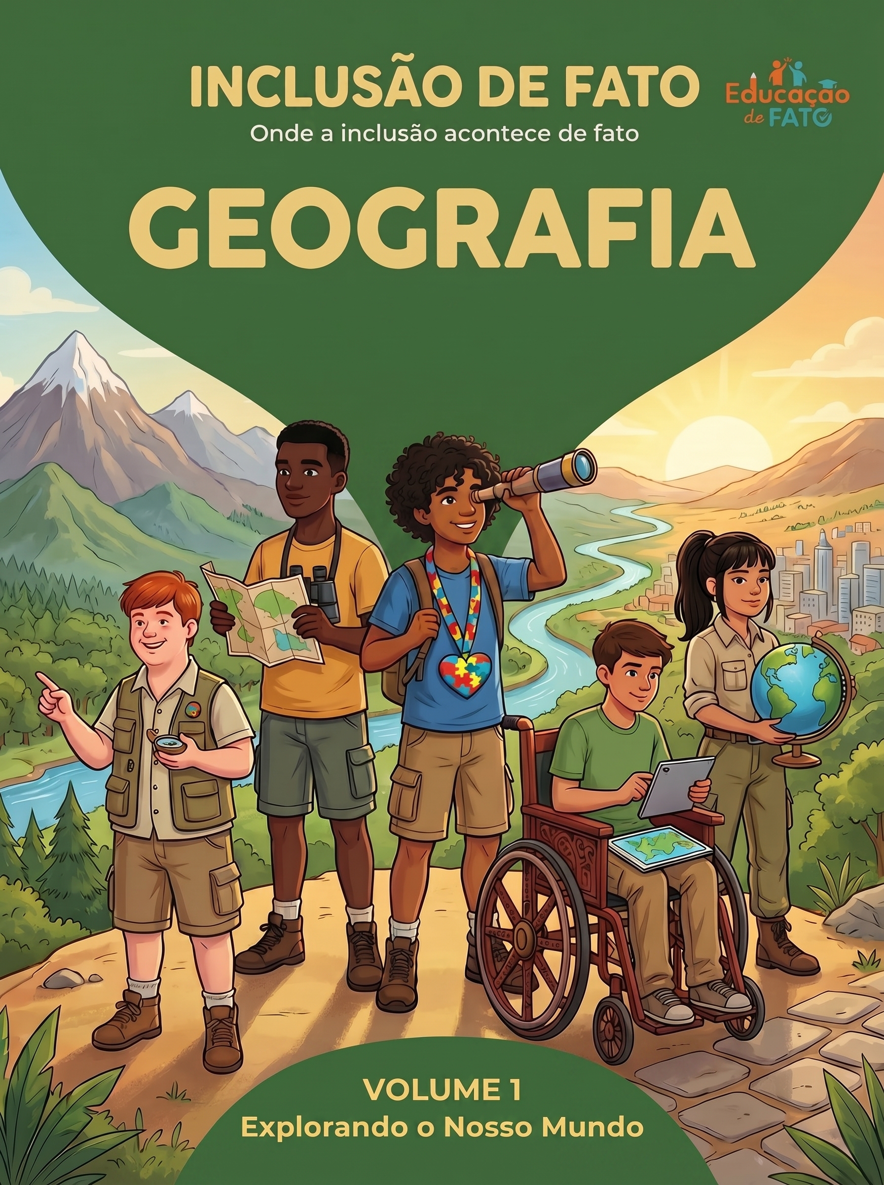 Capa - Volume 1: Explorando o Nosso Mundo